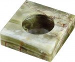 Sugilite Beige Onyx Stone Cigarette Ashtray With 2 Cigarette Rests