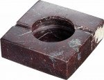 Sugilite Burgundy Onyx Stone Cigarette Ashtray With 2 Cigarette Rests