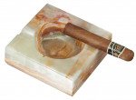 Sugilite Light Olive Onyx Stone Cigar Ashtray With 2 Cigar Rests