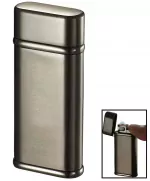 Tendre Satin Gunmetal Finish Coil Flame Lighter