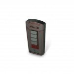 Tonino Lamborghini Aero Metallic Gray With Red Lines Torch Flame Cigar Lighter