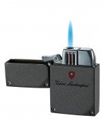 Tonino Lamborghini Duro Torch Flame Lighter Metallic Grey