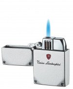 Tonino Lamborghini Duro Torch Flame Lighter Silver Lacquer