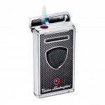 Tonino Lamborghini Pergusa Black Carbon Fiber Torch Flame Lighter