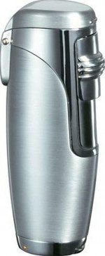 Triad Silver Triple Jet Flame Cigar Lighter