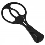 Visol Archibald Matte Black Stainless Steel Cigar Scissors