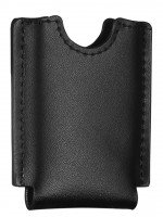 Visol Black Felt with Leather Exterior Stitched Cigar Cutter Case