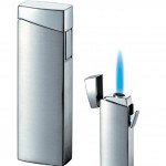Visol Camino Satin Chrome Wind-Resistant Jet Flame Wind-resistant Lighter