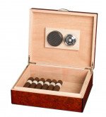 Visol Cedrik Polished Burl Finish Humidor