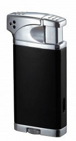 Visol Coppia All-in-One Cigar, Cigarette, and Pipe Lighter Black Matte