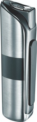 Visol Dante Single Jet Flame Lighter Silver