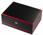 Visol Hydra Black and Red Cigar Humidor