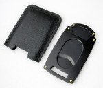 Visol Matte Black Guillotine Pocket Cigar Cutter