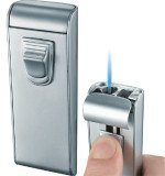 Visol Maximus Chrome Matte Wind-Resistant Torch Flame Lighter