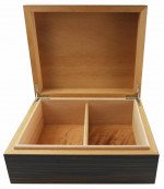 Visol Monteccino Ebony Veneer Desktop Humidor - Up to 25 Cigars