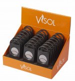 Visol Rand Cigar Cutter Black 24 Retail Prepack