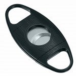Visol Ripple Wave Matte Black Cigar Cutter