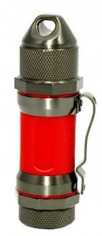 Visol Storm Gunmetal and Red High Altitude Windproof Lighter