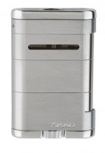 Xikar Allume Triple Flame Silver