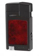 Xikar Forte Soft Flame Lighter Black/Burl