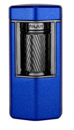 Xikar Meridian Triple Flame Lighter Blue/Gunmetal