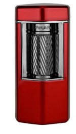 Xikar Meridian Triple Flame Lighter Red/Gunmetal
